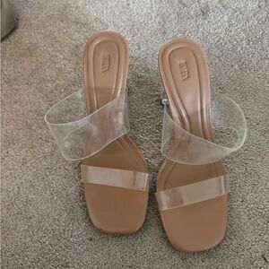 Zara Women's Clear Straps Heels